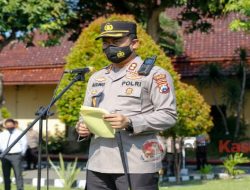 Polres Jombang Apel Gelar Pasukan Operasi Patuh Semeru 2021