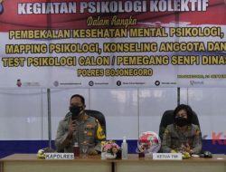 Pegang Senpi, Polisi Bojonegoro Jalani Tes Psikologi