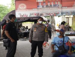 Kapolres Bojonegoro Tinjau Serbuan Vaksinas