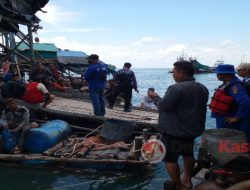 Penertiban Tambang Tanpa Izin di Laut Mengkubung Kecamatan Belinyu