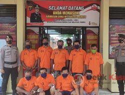 Polres Pringsewu Ciduk Sembilan Pelaku Judi Leng dan Togel Online