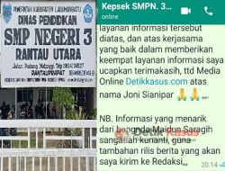 Gak Nyangka, Kepala SMP Negeri 3 Malah Bungkam Bahkan Menghindar