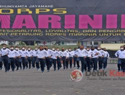 Komandan Pasmar 2 Pimpin Olahraga bersama Prajurit Marinir Surabaya