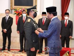 Presiden RI Joko Widodo Lantik Jenderal TNI Andika Perkasa Sebagai Panglima TNI