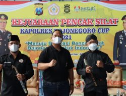 Kapolres Bojonegoro Buka Kejuaraan Pencak Silat Kapolres Cup 2021