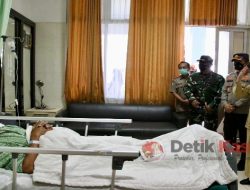 Bupati Bojonegoro Jenguk Korban Kanor Didampingi Dandim dan Kapolres