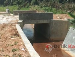 Pembangunan Gorong-Gorong plat beton dimensi fantastis