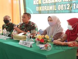 Dandim 0812/Lamongan bersama Ketua Persit KCK Cabang XXVII Kunjungi Koramil