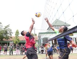 Kodim 0812 Lamongan Gelar Turnamen Bola Volly