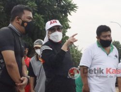 Dampingi Bupati Bojonegoro, Dandim 0813 Gowes Pagi Menikmati Hasil Pembangunan