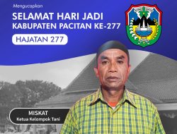 Kelompok Tani “NGUDI SUBUR 3” Dusun Sidodadi Desa Jeruk Kecamatan Bandar, Mengucapkan Selamat Hari Jadi Kabupaten Pacitan Ke-277