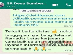 Inisial SR Dikonfirmasi Malah Bungkam, Ada Apa Ya??