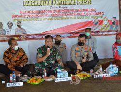 Dandim 0813 dan Kapolres Bojonegoro Gelar Cangkrukan Kamtibmas