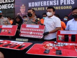 Satreskoba Polres Bojonegoro Bekuk 18 Tersangka Kasus Narkoba