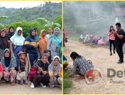 Masyarakat bersama Pengurus PKK Bergotong Royong