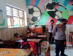 Giat Vaksinasi Anak, Polresta Sidoarjo di SDN 1 Gamping Rowo Tarik