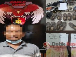 Komplotan Pencuri Sepatu Diringkus Tim Resmob Polres Jombang