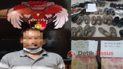 Komplotan Pencuri Sepatu Diringkus Tim Resmob Polres Jombang