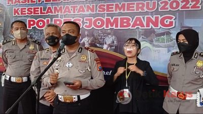 Ops Keselamatan Semeru  Satlantas Polres Jombang, Mengedepankan Tindakan Secara Zero