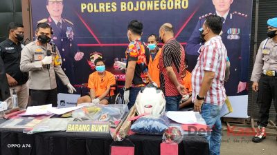 Tiga Perampok Berhasil Dibekuk Satreskrim Polres Bojonegoro