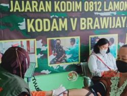 Pemerataan Vaksin Booster Jajaran Kodim 0812 Lamongan