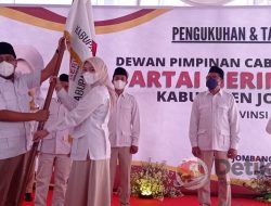 Oktadella Bilytha Permatasari Dikukuhkan Sebagai Ketua Gerindra Cabang Jombang