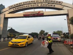 Antisipasi Kemacetan di Lamongan, Satlantas Polres Bojonegoro Lakukan Rekayasa Lalin