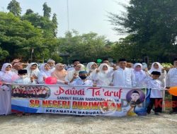 SDN Duriwetan-Maduran Gelar Pawai Ta’aruf Jelang Ramadan 1443 H