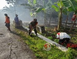 Babinsa Bakalrejo Ajak Warga Kerjabakti