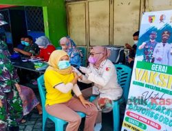 Tim Vaksinasi Mobile Kodim Bojonegoro Gencarkan Vaksin Booster