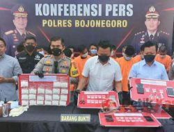 Ini Hasil Ungkap Peredaran Narkoba di Wilayah Hukum Polres Bojonegoro Selama Maret 2022