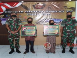 Kodim 0812 Lamongan Salurkan Bantuan BTPKLWN TNI di 5 Kecamatan