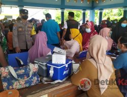 Polsek Widang Monitoring Penyaluran BLT Migor