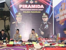 Polres Pasuruan Menggelar Acara Piramida Buka Puasa bersama Awak Media