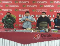 Penggeledahan bersama TNI/Polri Dalam Rangka Hari Bakti Pemasyarakatan ke-58 