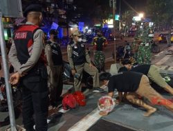 Aparat Gabungan Tindak Tegas Pelanggar Prokes dalam Pemberlakuan PPKM Level 1