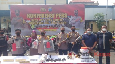 Polres Lamongan Gelar Rilis Hasil Ops Ketupat Semeru 2022