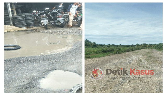 Kondisi jalan dalam kota dan jalan tak berpenghuni. (Foto: Ben)