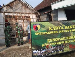 Koramil 0812/09 Mantup Gelar Karyabakti Bakti Spektakuler, Massive dan Bombastis di Wilayah Teritorial