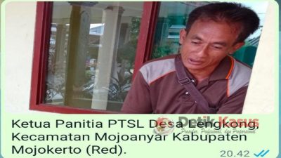 Diduga Panitia PTSL Desa Lengkong- Mojoanyar Lakukan Pungli