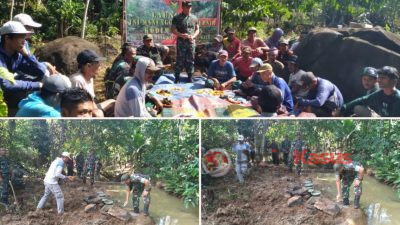 Peletakan Batu Pertama, TNI Manunggal Masuk Desa