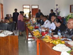 Bupati Humbahas Hadiri Acara Peletakan Batu Pertama Gedung Sekolah Minggu HKBP Parsingguran