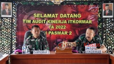 Danpasmar 2 Terima Tim Audit Kinerja Inspektorat Korps Marinir