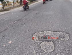 Sejak Tahun 1999 Sepanjang Jalan Lintas Kota Rantauprapat Tak Bertuan