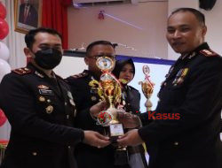 Tiga Polsek Polres Tanjab Barat Menerima Piagam Penghargaan Lomba Kebersihan 