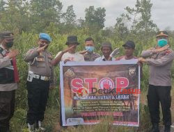 Kapolsek Sungai Raya Himbau Jangan Bakar Hutan dan Lahan