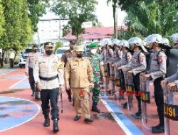 Apel Pergeseran Pasukan, Polres Sekadau Siap Amankan Tahapan Pilkades Serentak