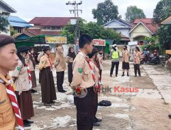 Satlantas Polres Sekadau Berikan Pelatihan kepada 60 Anggota Saka Bhayangkara