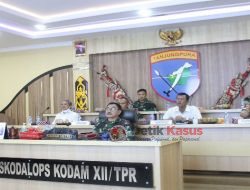 Pangdam XII/Tpr Ikuti Kick Off Kolaborasi Percepatan Penurunan Stunting Secara Daring