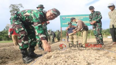 Dandim 1206/PSB Tanam Perdana Jagung, Dukung Program Ketahanan Pangan